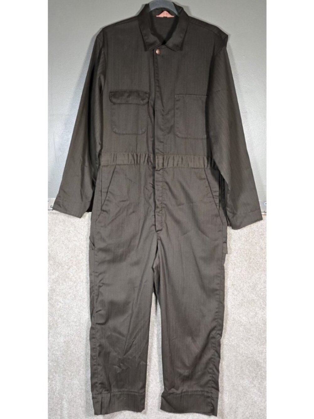 Big Mac Vtg Talon Zip Railroad Carpenter Mechanic Work Coveralls JC Penney 40R